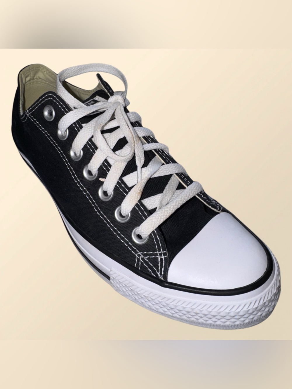 Converse Chuck Taylor All Star Low Top Black Unisex M8.5 W10.5 Canvas Sneakers - Picture 10 of 13